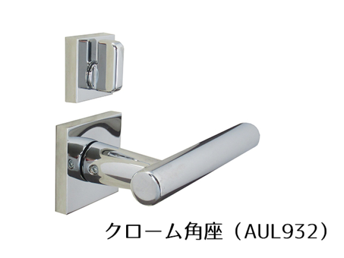 UNION 表示錠 室内用 丸座 角座 レバーハンドル クローム サテン